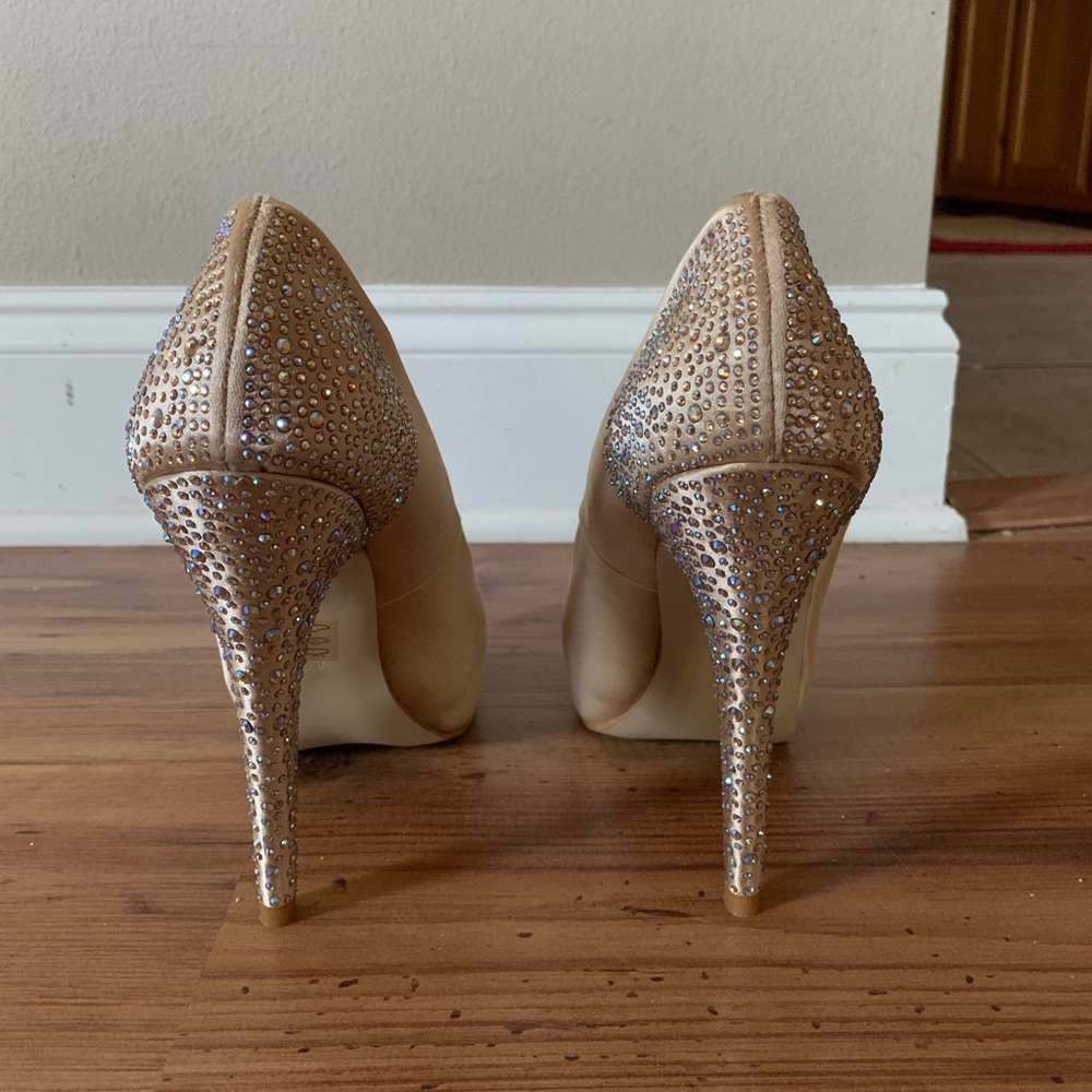 Steve Madden Crystal embellished heels